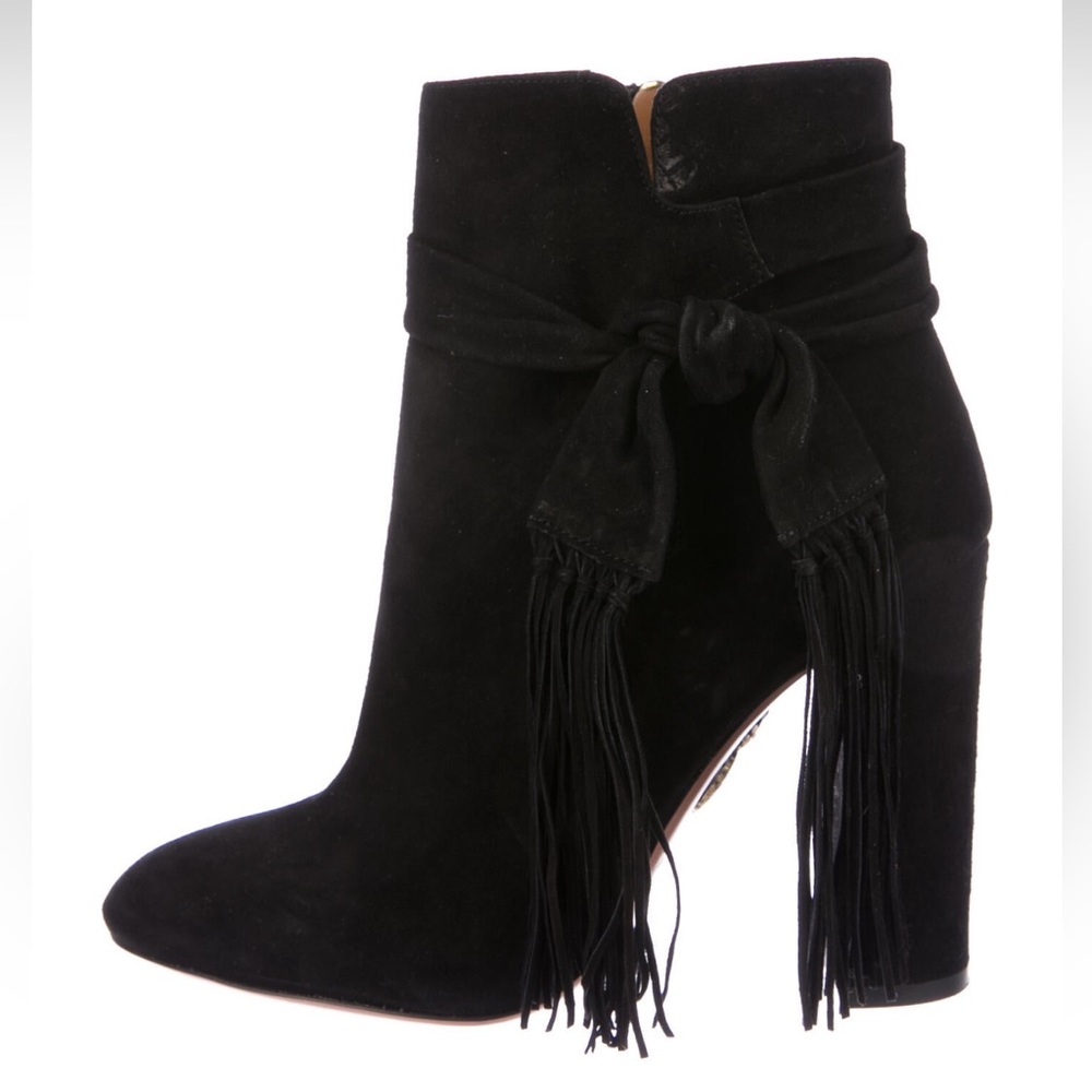 Aquazurra Suede Booties